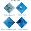 Swimming Hand Paddles Round Foams Resistance Discs For Water Aerobics Pool Exercise Adult Beginner Training Gear
