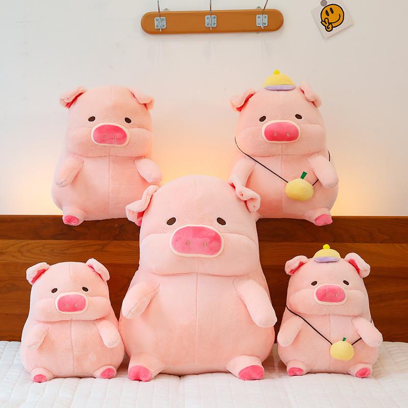 Очаровательный плюшевый рюкзак в виде свинки Лулу, милая кукла-мягкая игрушка, сладкая подушка для обнимания, подарок