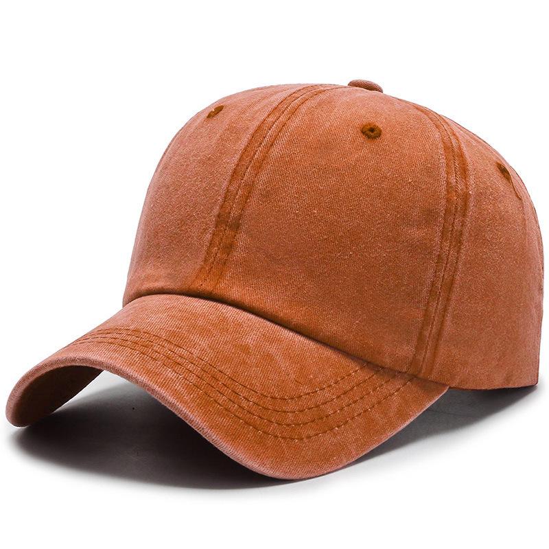 OEM Custom Logo Washed Soft Top Vintage Dad Hats Adjustable Plain Custom Baseball Cap for Men Women