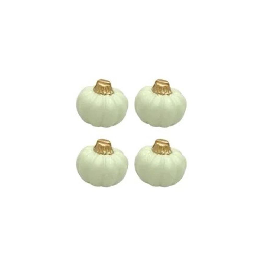 4pcs Elegant Pumpkin Card Holders Fall Themed Memo Clip Holder Table Number Stand  Dinner Party