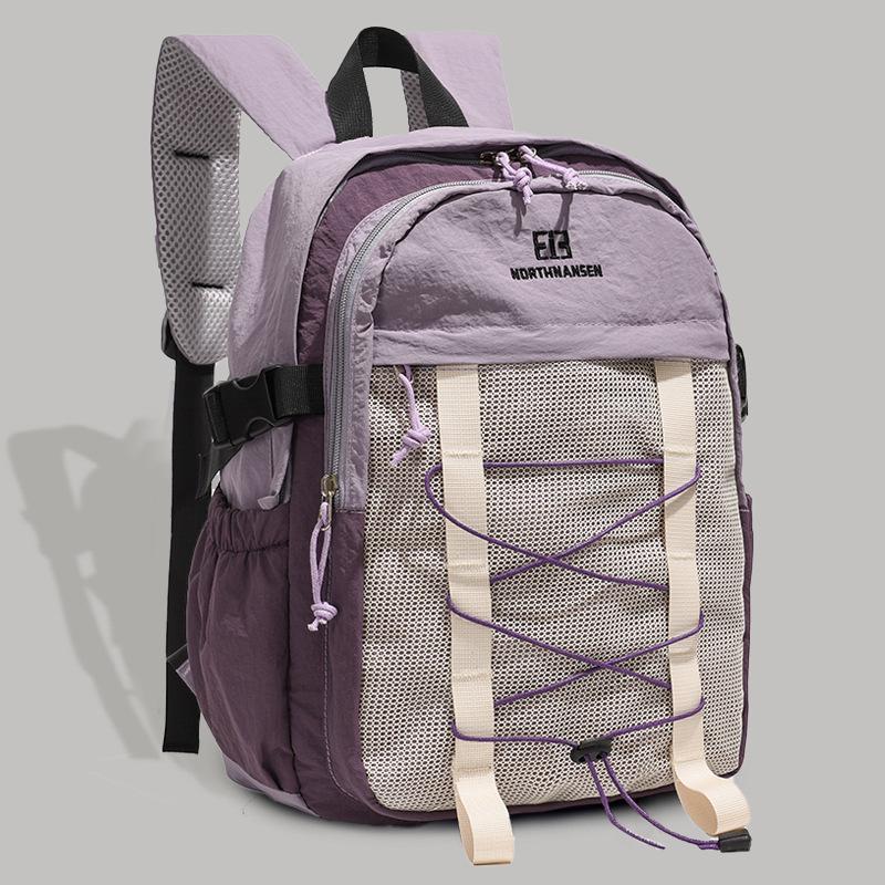 Мужской рюкзак большой вместимости для альпинизма и путешествий - Легкий, Модный, Повседневный студенческий рюкзак для книг