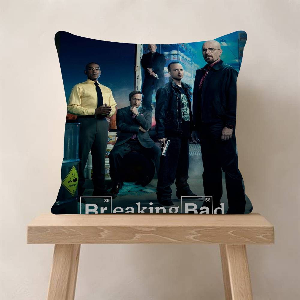 TV Series HD Breaking Bad 4545cm Cushion Cover Pillow Cover Decor Pillowcase Home Pillowcase For Couch Pillow