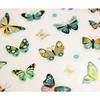 Stickers - Butterflies - Blue and Gold - 1.8 Cm