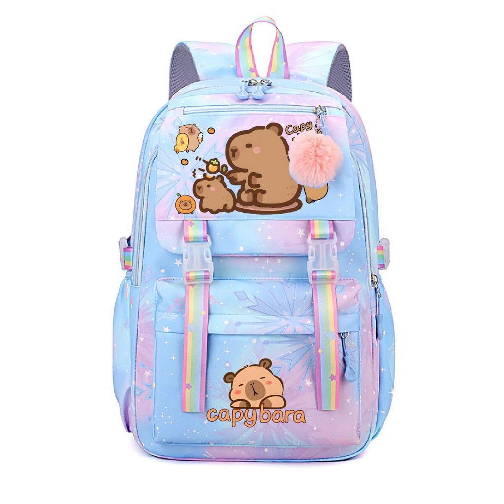 Cute Printed Children'S Lightweight Backpack, Primary And Secondary School School Bag