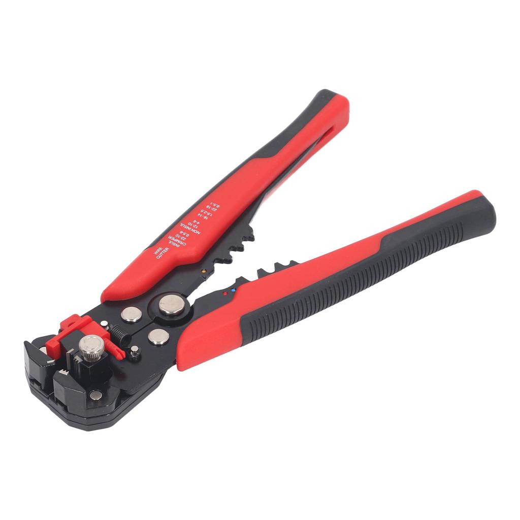 Automatic Wire Stripper 5 In 1 Cutter Crimper Peeling Puller Pliers Electrical Tool Red