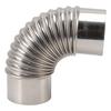 Stainless Steel Elbow Chimney Stove Pipe 90 Degrees Bending Chimney Flue Adapter Tube