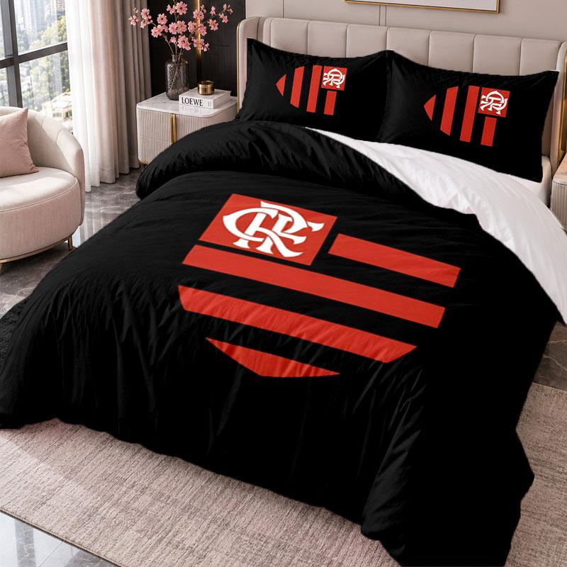 Flamengo 3Pcs Bedding Set Duvet Cover With Two Pillowcases For Bedroom Home Decoration
