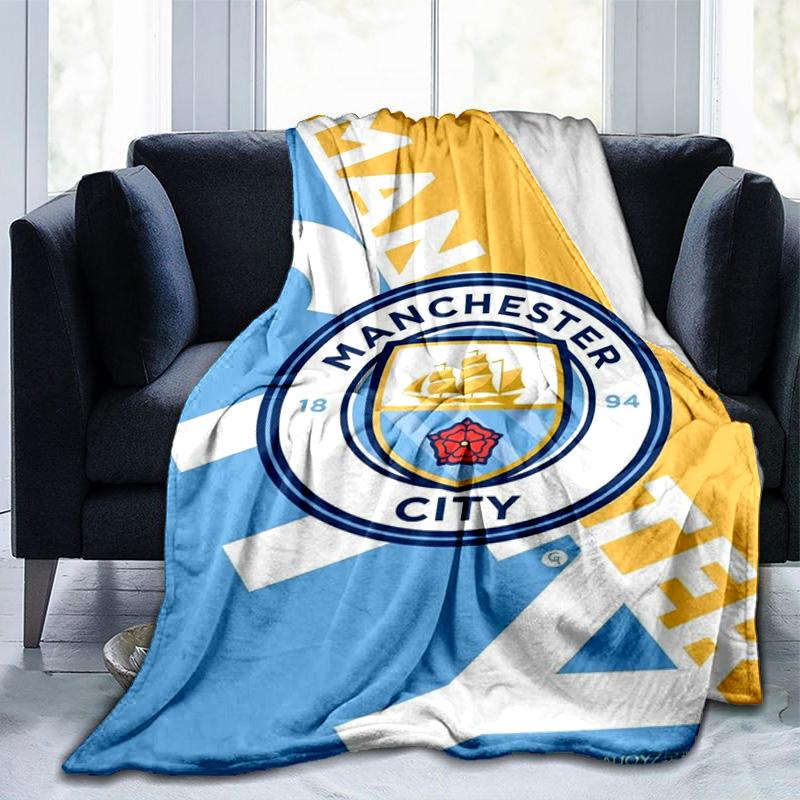 City Football Club Printed Throws Blanket Soft Flannel Blankets for Couch Bed Gifts for Men Women Picnic blanket Christmas gifts
