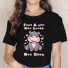 Funny Baby Hippo Moo Deng Tshirt Women Men Fashion T-shirt Streetwear Kawaii Cartoon T Shirt Harajuku Y2k Tee Tops Mange Clothes