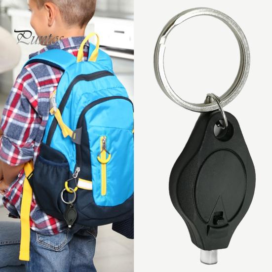 2 шт. мини-светодиодные фонарики с кольцом для ключей, компактные портативные портативные аккумуляторные лампы для кемпинга, яркие крошечные аварийные лампы