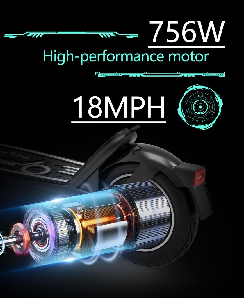 Взрослый электрический самокат DriveTron DT01: Аккумулятор 36 В 13 Ач, скорость 30 км/ч, запас хода 40-50 км, двигатель 400 Вт, передняя подвеска