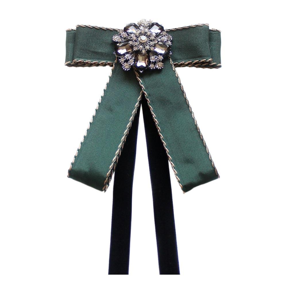 Простой Узкий Ленточный Бриллиантовый Галстук-бабочка Стразы Рубашечный Галстук-бабочка Женский Мужской Аксессуар для Торжественной Одежды