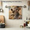 Beach Kitten Printed Towel Soft Absorbent Quick-Dry Bath Towel for Kids