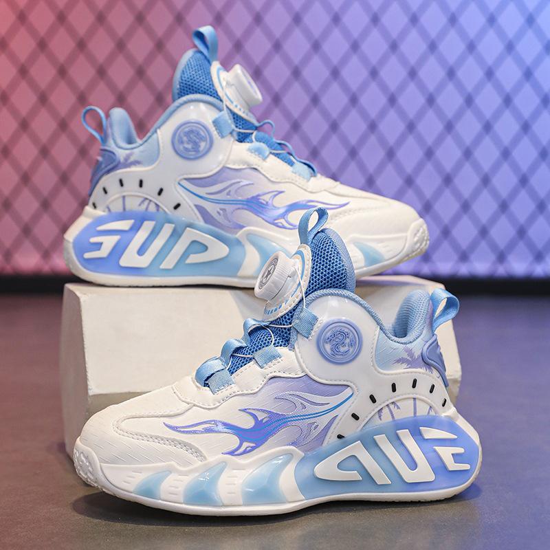 Дышащие кожаные кроссовки для девочек 2025 года для баскетбола и бега