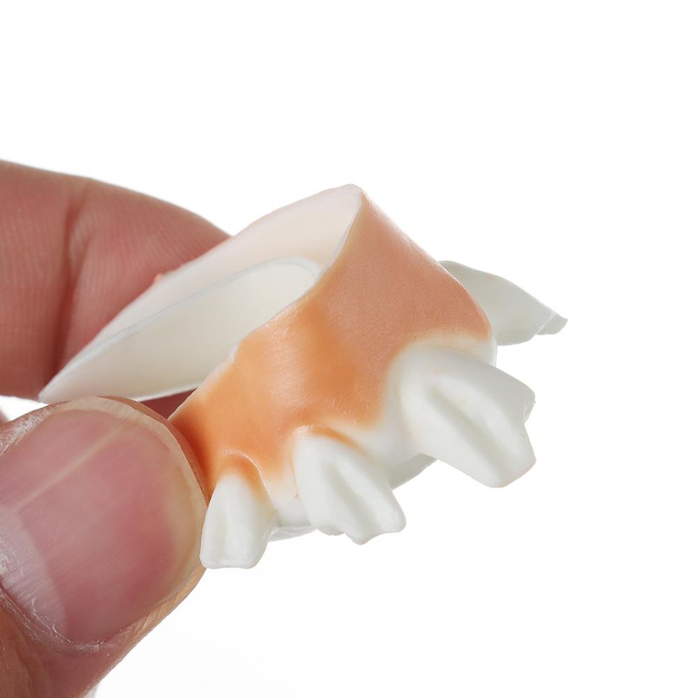 12 шт. Розыгрыш Креативное украшение на Хэллоуин Зуб Игрушка Гнилые зубы Ужасные игрушки Пакеты для вечеринки