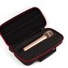 Microphone Travel Storage Bag, Double Mic Protective Storage Box Shockproof Carry Case with Nonslip Rings Sponge Cover