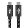 Зарядный кабель USB C на USB C PD100W для ноутбука, мобильного телефона, жесткого диска, Thunderbolt4, дисплея 8K@60 Гц, удлинитель USB4
