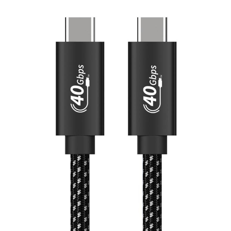 Зарядный кабель USB C на USB C PD100W для ноутбука, мобильного телефона, жесткого диска, Thunderbolt4, дисплея 8K@60 Гц, удлинитель USB4