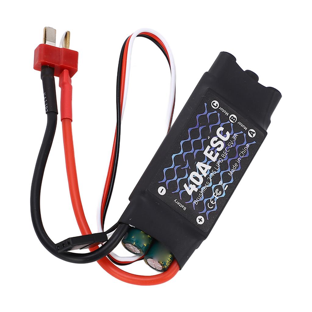 40А Бесщеточный ESC 2?4S 5V 3A BEC электрический регулятор скорости с Т-образным штекером для RC Fixed Wing