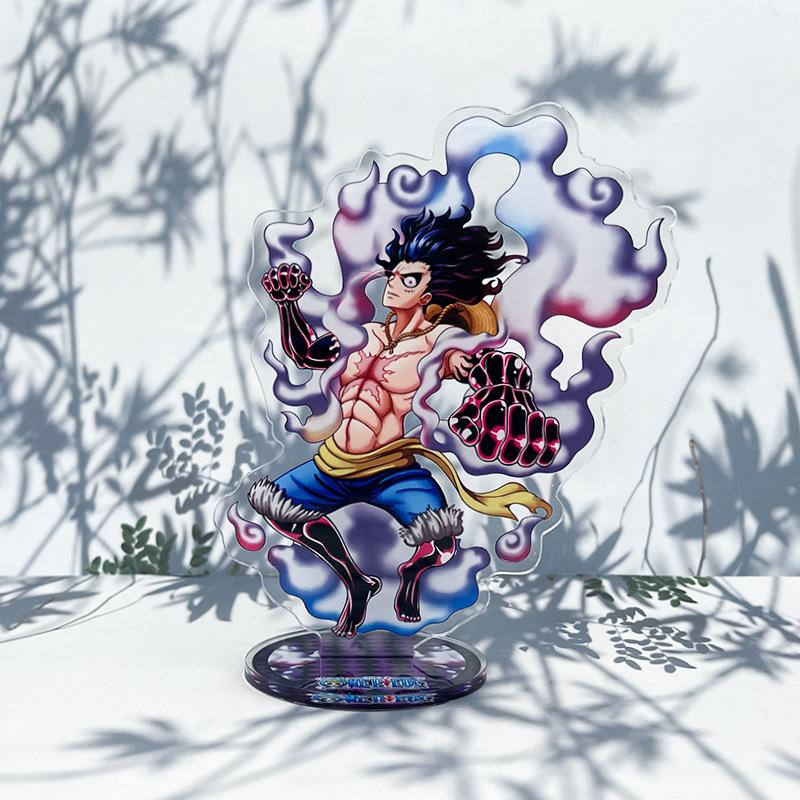 Аниме One Piece Луффи Шарлотта Линлин Эдвард Ньюгейт Дофламинго Кузан Джинбей Акриловые Фигурки-Подставки Игрушки Украшение