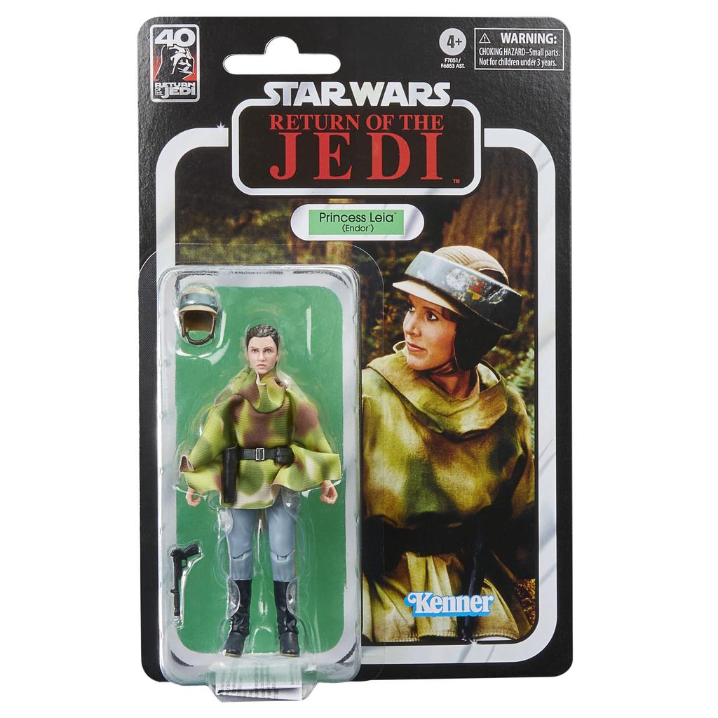 Hasbro Star Wars Black Series Leia Organa Star Wars Episode Return of the Jedi Action Ages 4 and Authentic (Endor), VI 6-inch (15cm) Figure, Up,