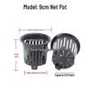 Breathable Mesh Orchid Pot with Raised Base & Feet for Phalaenopsis, Dendrobium, Succulents - Hydroponic Basket with Root Control.