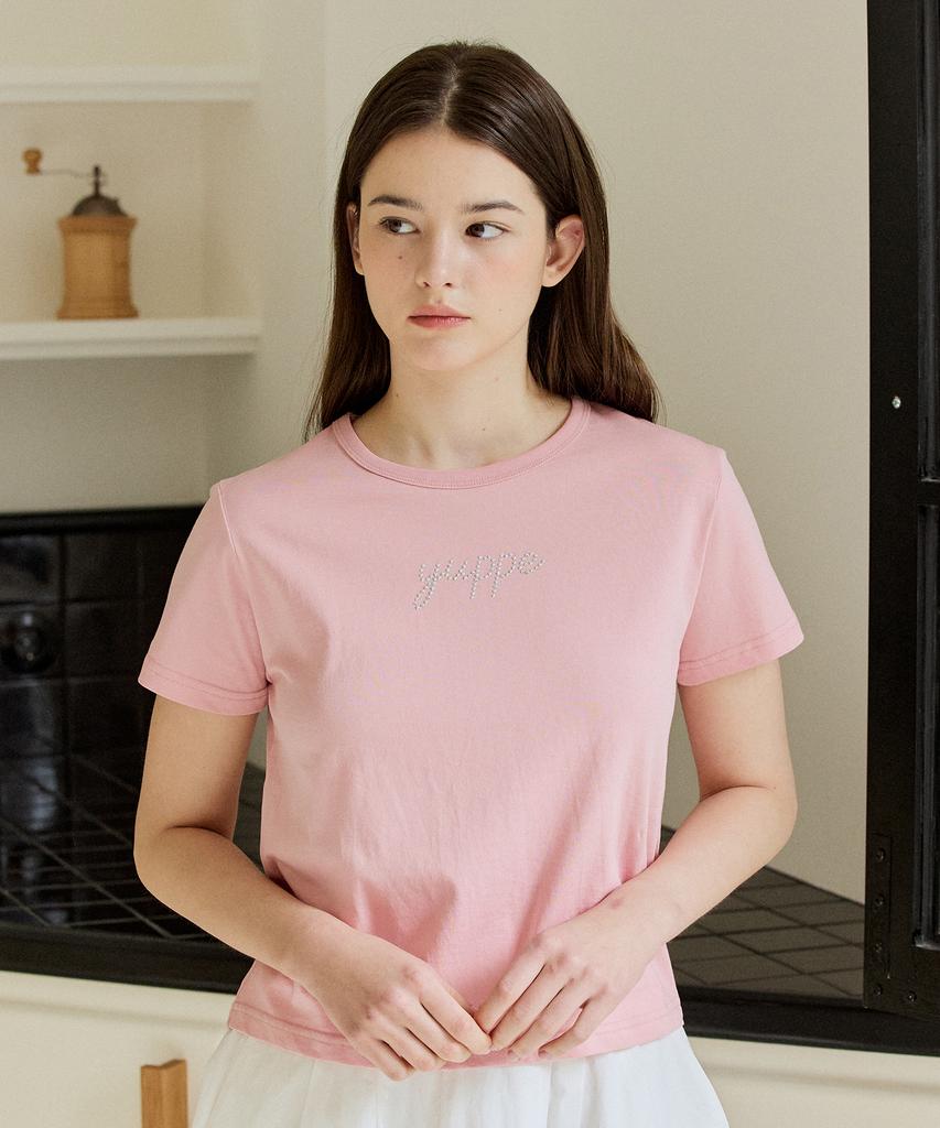 YUPPE Dotted Yuppe T-Shirt_Pink