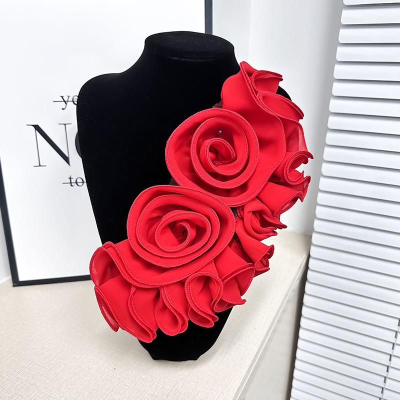 1 шт. Тканевые аксессуары стерео Diy украшения для одежды украшения из цветов кружевные аксессуары свадебные аксессуары многоцветные