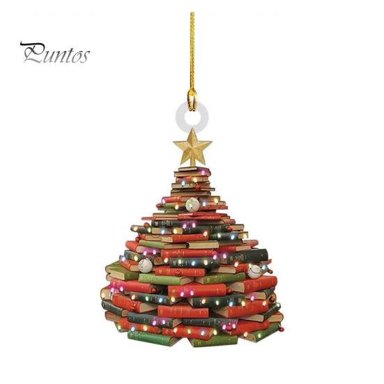 Украшение для рождественской елки, подвесное украшение со шнурком, легко подвешивается, небьющееся, для использования в помещении и на улице, рождественское подвесное украшение