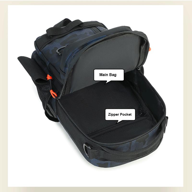 Luxury Design Men's Waist Packs Oxford Crossbody Bags For Men Fashion Casual Men Shoulder Bags Chest Bag Bolsos Sac