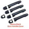 Car ABS Carbon Accessories Plated Door Handle Bowl Cover Trim Paste Style For Scion xB Wagon 2008 2010 2011 2012 2013 2015