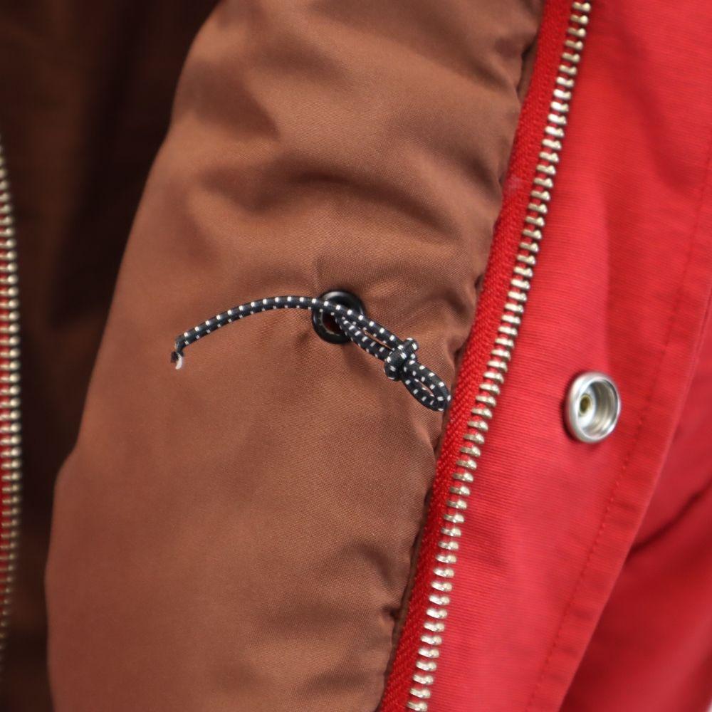 SUGAR CANE Toyo Enterprise Куртка с утеплителем PrimaLoft S Красный капюшон Мужская Б/У