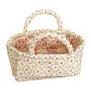 Boho Fabric Storage Basket Collapsible Quilted Storage Hamper Large Capacity Lightweight for Nursery Bedroom Laundrys Room Decor