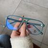 Eye Protection Square Eyeglasses Blue Ray Blocking Frame Eyewear Anti-Blue Light Glasses Office