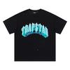 Cross-border new graffiti letter printing European and American street trendy brands loose and versatile casual men's and women's short-sleeved round