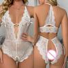 Кружевное боди с бантиком, открытая чашка, Y-образные бретели, прозрачная спинка без бретелей, трусики без ластовицы, мишка, боди, сердечко на бедрах, сексуальный аксессуар