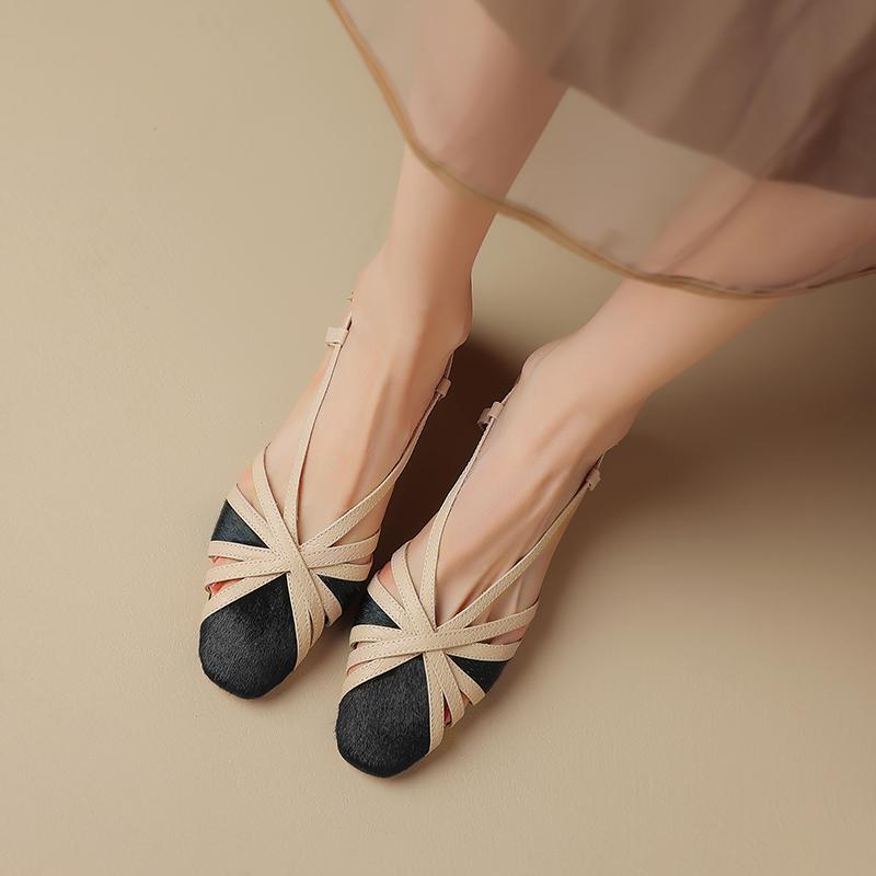 Модные женские сандалии на высоком каблуке, модные из натуральной кожи с ремешком на щиколотке, офисные туфли для вечеринки, женские 2025, новые женские сандалии с пряжкой, повседневная обувь