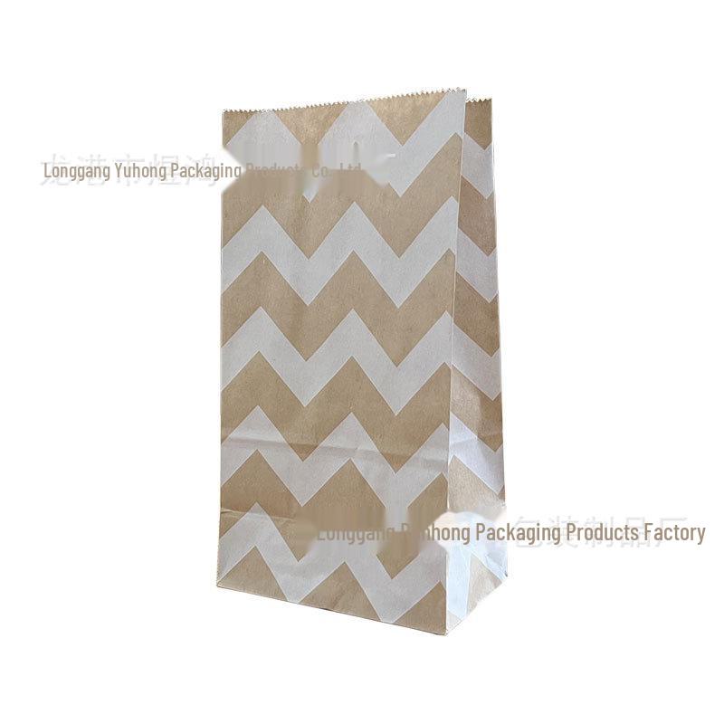 Пакеты для конфет из крафт-бумаги на заказ — красочные, милые, с квадратным дном