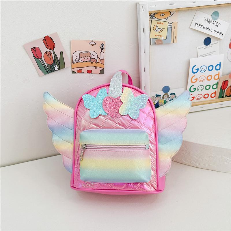 Adorable Spring Children's Mini Backpack With Cute Bow Design Lightweight Pu Bag For Kids
