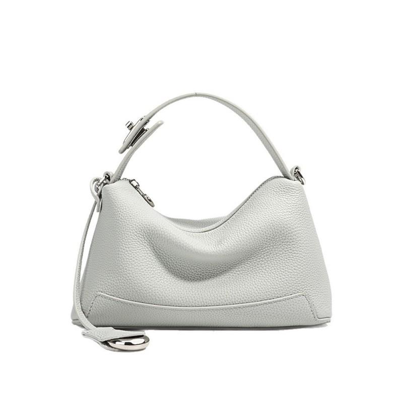 French Casual Cowhide Pillow Bag High-end Handbag Versatile Commuting Shoulder Genuine Leather Women's Crossbody