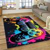 Retro GamePad Games Console Game Boy Cartoon Carpet Rug for Bedroom Living Room Home Sofa Decoration,kids Large Decor Floor Mat