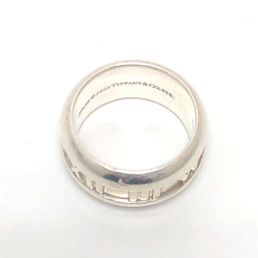 TIFFANY&Co. Atlas 2003 Wide Accessory Jewelry Ring SV925 Silver