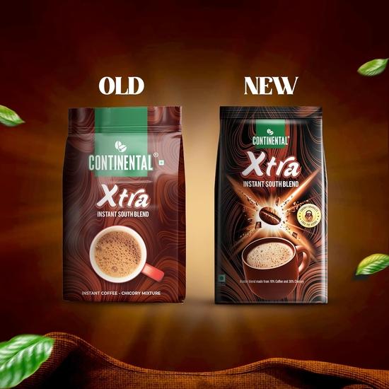 Кофе Continental Xtra Растворимый Кофейный Порошок | Пакетик Кофе 200 г | Растворимый Кофе Южная Смесь | Средняя Обжарка | Премиальная Смесь Арабики и Робусты