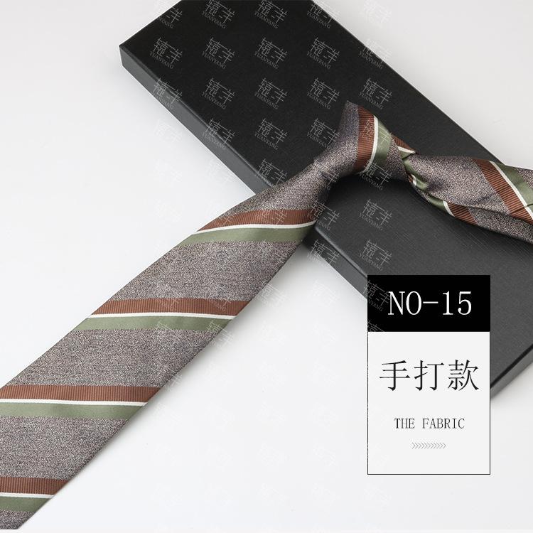 Tie Wedding Groom Business Men Retro Pattern Dress Burgundy Hand Style 8Cm Hand Tie