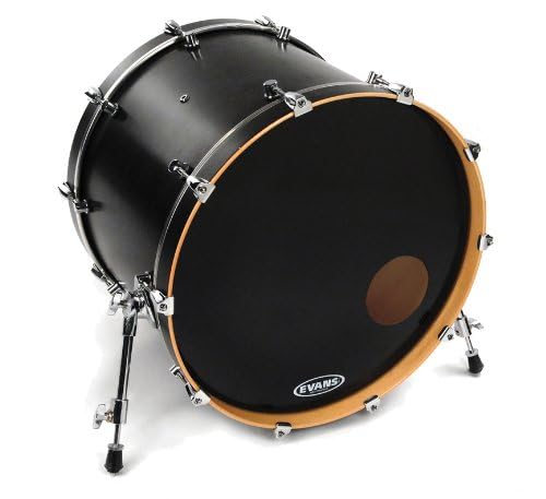 EVANS Evans Bass Drum Head EQ3 Resonant Black BD22RB EQ3 Resonant Bass Heads Smooth Black 10mil 22 дюйма / (7.5мил + кольцо) []