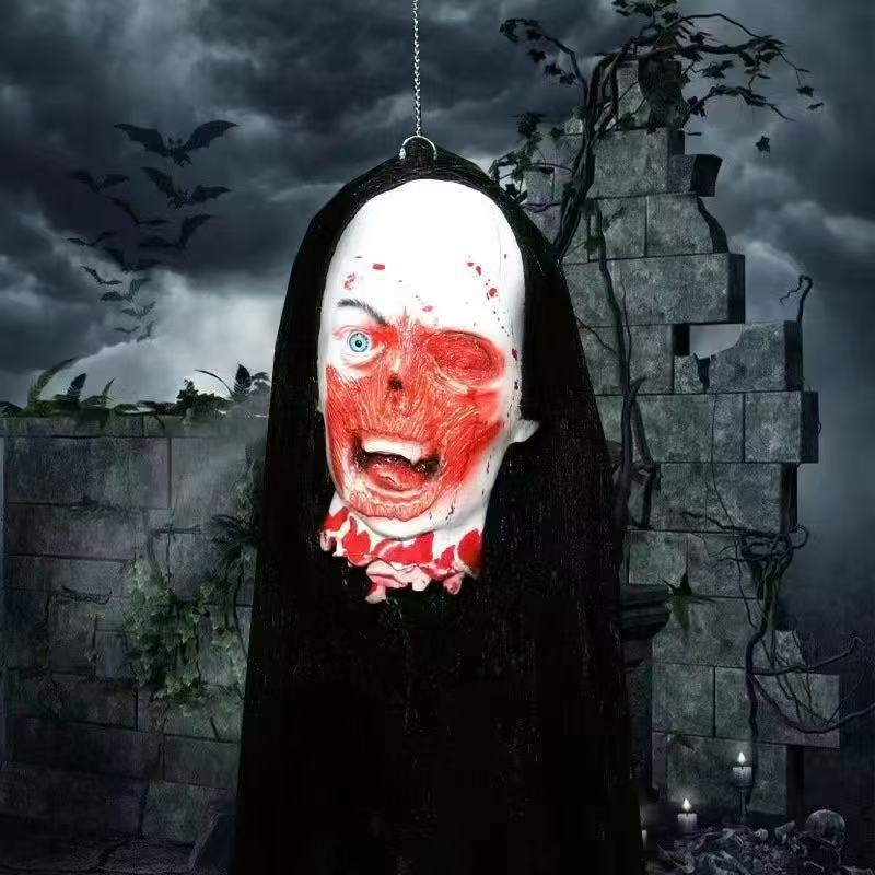 Хэллоуин Симуляция Ужас Зомби Череп Головы Реквизит Для Украшения Сцены
