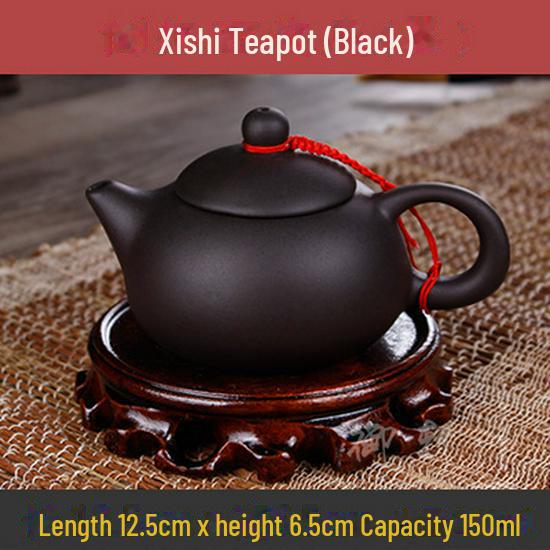 Коллекция чайников из фиолетовой глины: 72 модели, чайники Zhuni Xishi объемом 120–200 мл, идеально подходящие для утренних рынков