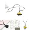 Gravity Falls Bill Alloy Jewelry With Geometric Design And Snake Chain For Cosplay And Gift Ideas