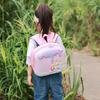 Charming Preschool Backpack For Boys And Girls Waterproof Pvc Material With Fun Animal Patterns
