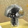 Mirror Reflective Mushroom Ornament Atmosphere Mirror Reflective Ball  Bar Decoration